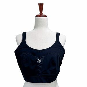 Maaree High Impact Sports Bra Size 32FF Women's Black‎ Solidarity Workout